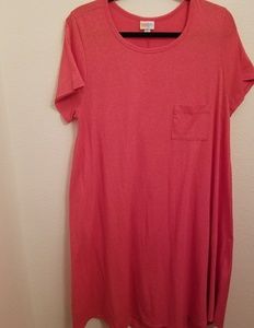 Lularoe Carly high low dress with pocket